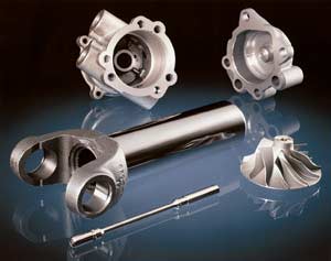 Precision CNC Machining Parts produced from multi process steps utilizing two to five axis capabilities